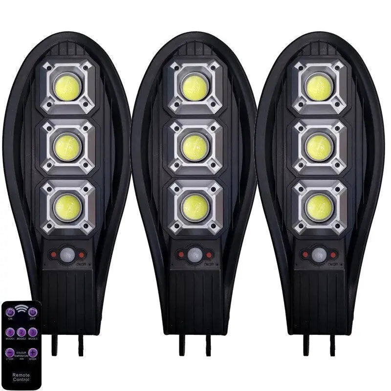 3 pcs. Solar LED Lamp 345W IP65 Waterproof Aventra Store