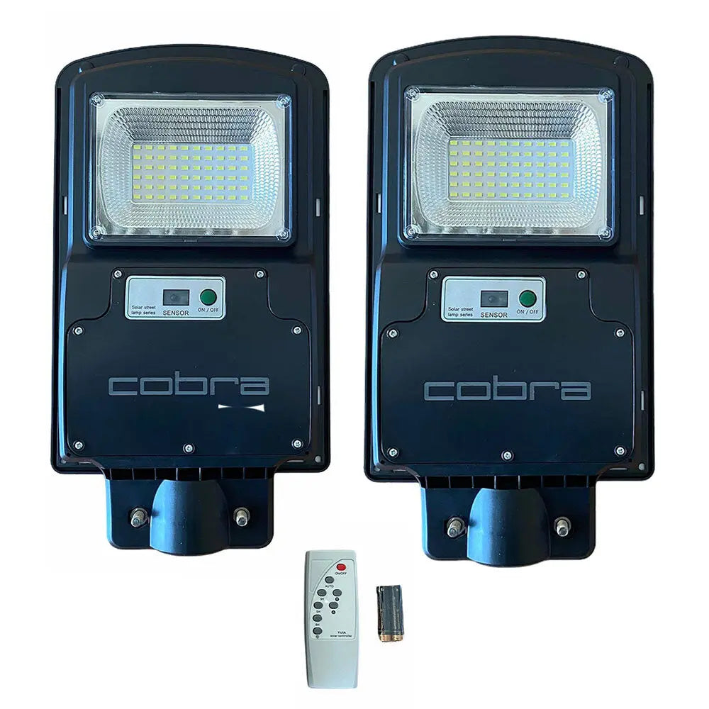 2 BR. SOLAR STREET LAMP COBRA 125W Aventra Store