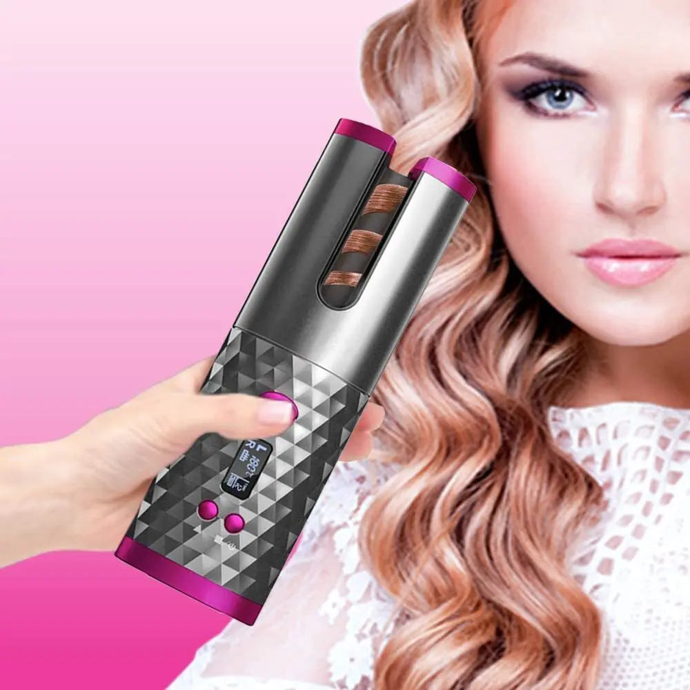 2в1 Безжична маша за коса керамична и Power bank за телефон CORDLESS Aventra Store