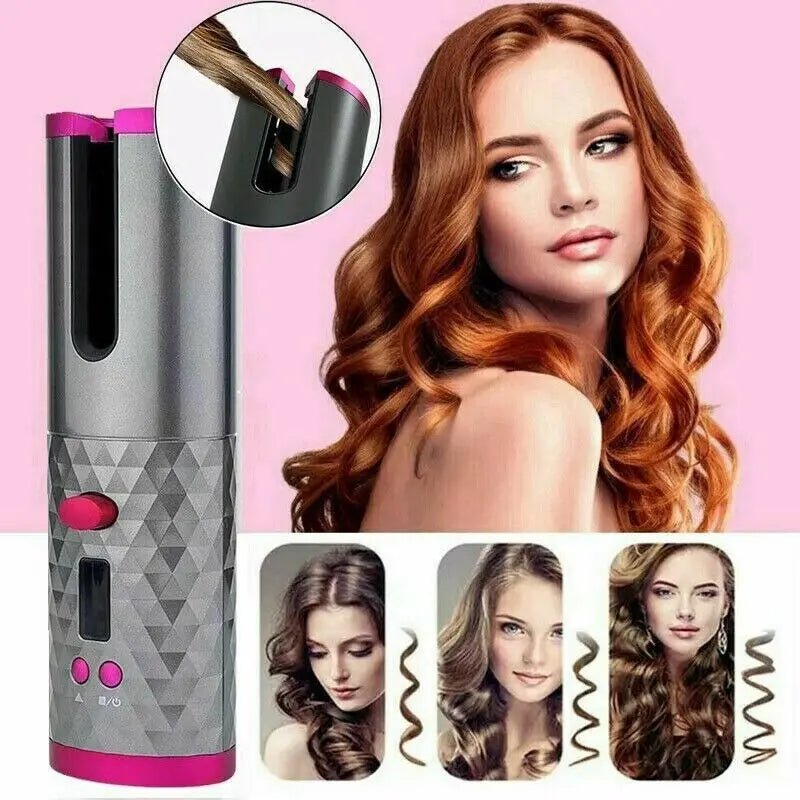 2в1 Безжична маша за коса керамична и Power bank за телефон CORDLESS Aventra Store