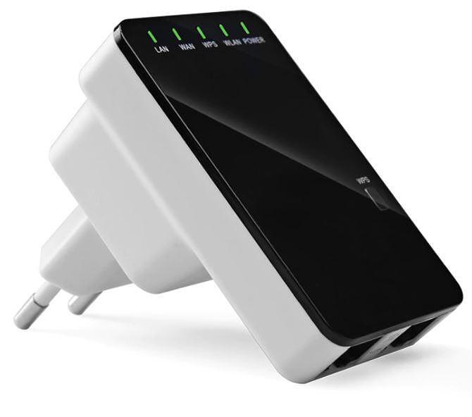 300Mbps Wireless-N Wifi повторител за усилване на сигнала