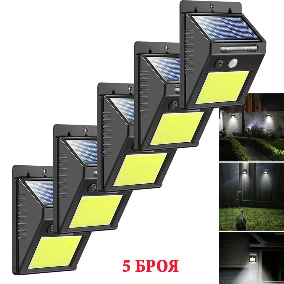 SOLAR LED lamp IP65 waterproof 4W 5 pcs. Aventra Store