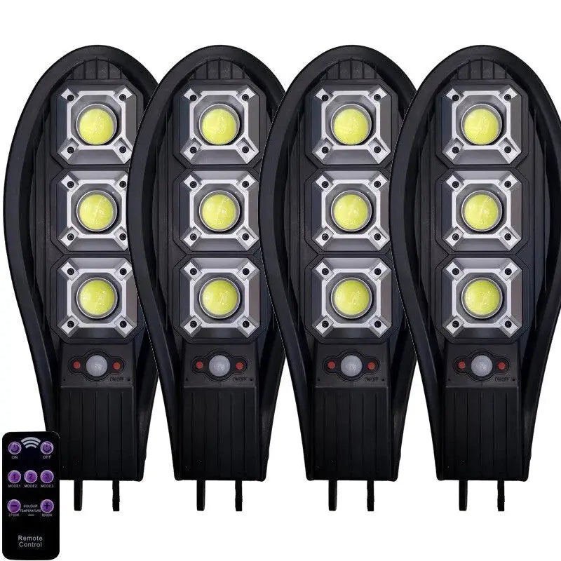 4 pcs. Solar LED Lamp 345W IP65 Waterproof Aventra Store