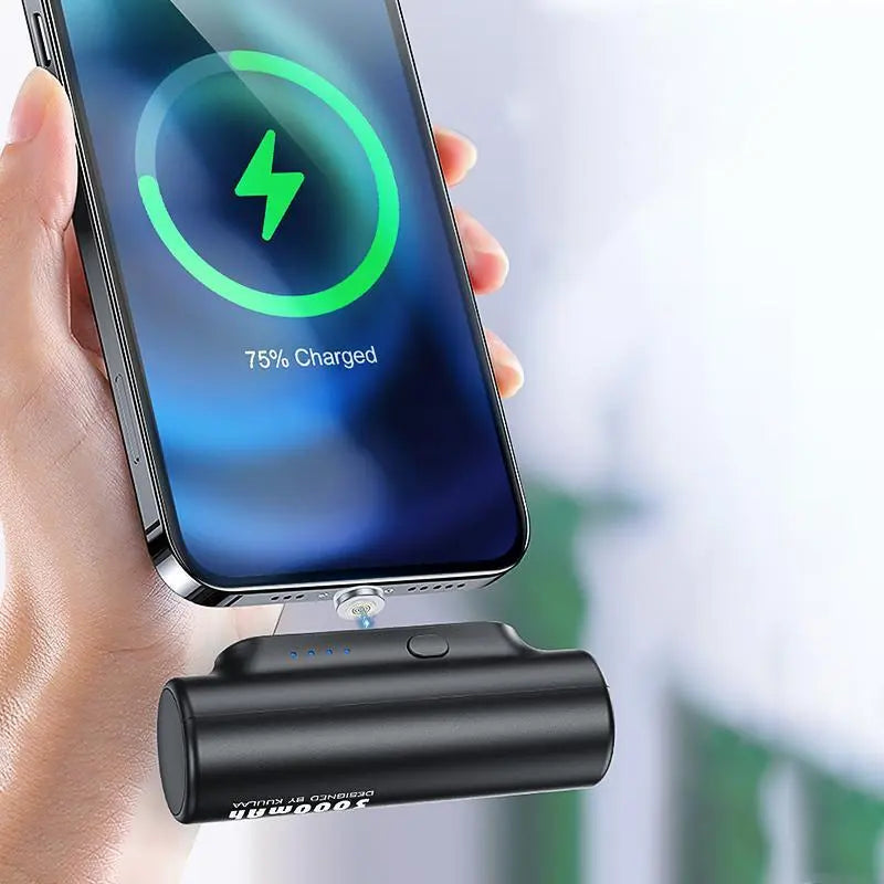 3в1 Магнитен безжичен Power Bank 3000 mAh /черен/ Aventra Store