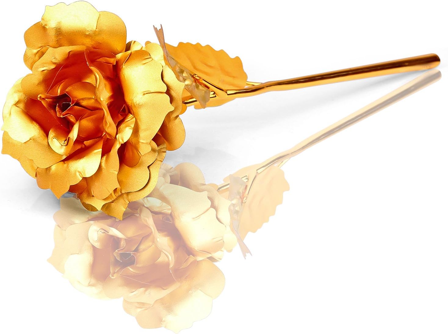 Златна роза Golden Rose, 24Kарата, Кутия, Подаръчна торбичка Aventra Store