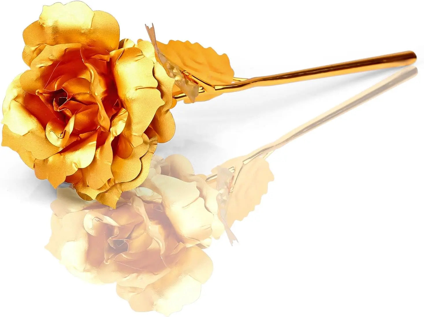 Златна роза Golden Rose, 24Kарата, Кутия, Подаръчна торбичка Aventra Store
