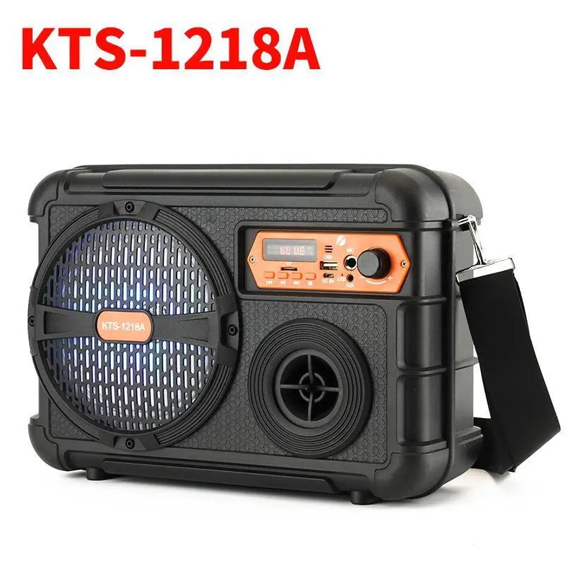 Active Bluetooth Karaoke Speaker with Microphone 6.5" KTS-1218A compact size Aventra Store