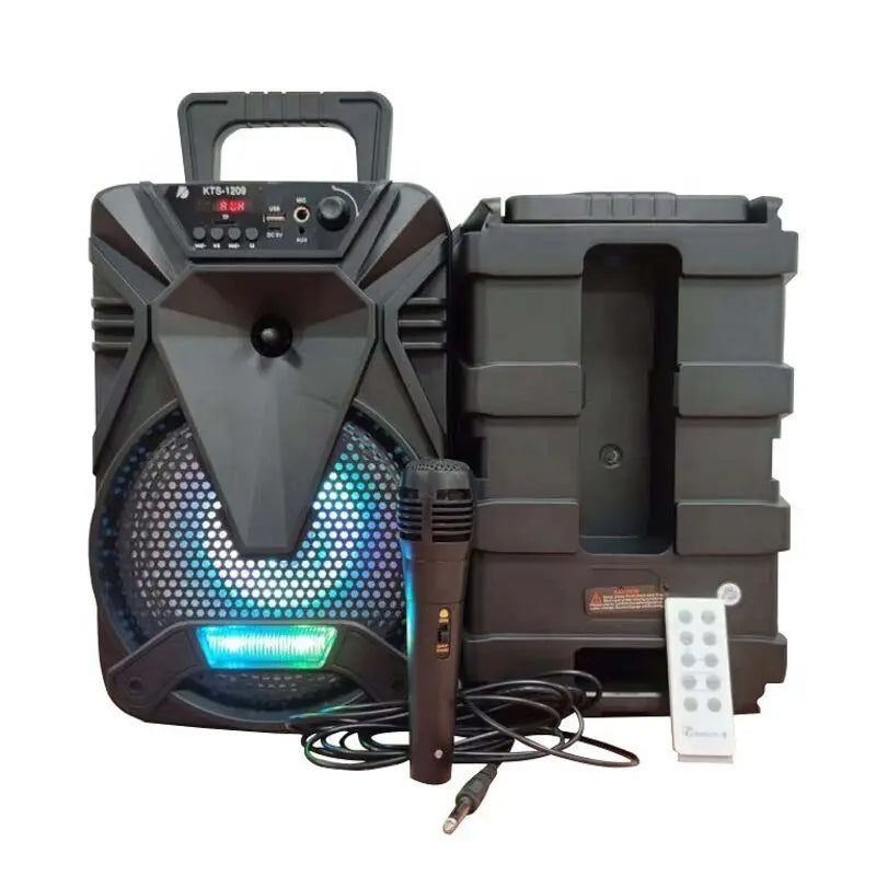Active Bluetooth karaoke speaker 8" with microphone KTS 1209 with range 25 m Aventra Store