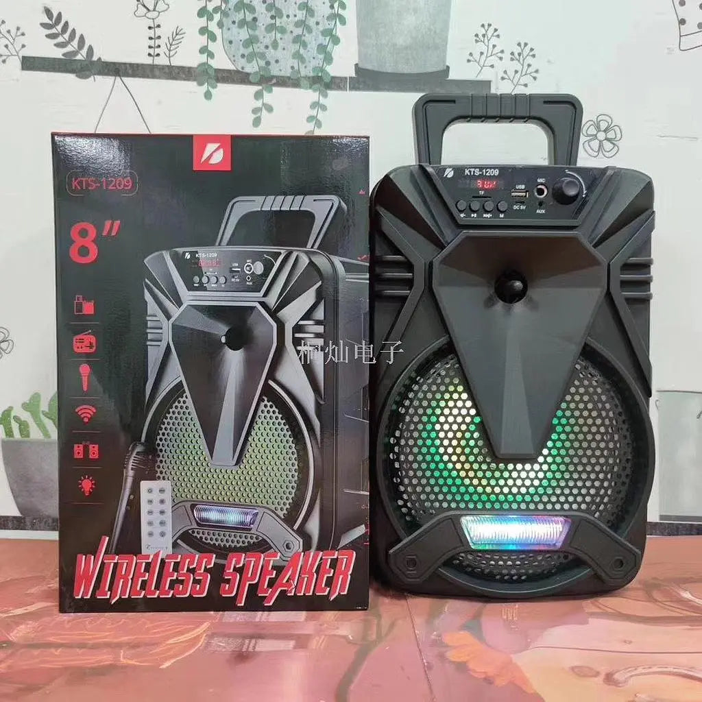 Active Bluetooth karaoke speaker 8" with microphone KTS 1209 with range 25 m Aventra Store
