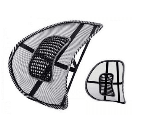 Анатомична облегалка за кръста с масажна зона, За колата, офиса и дома