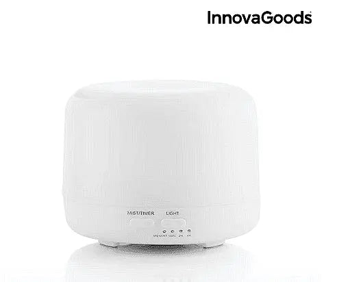 Aroma Diffuser for essential oils InnovaGoods, Humidifier and aromatizer, 15 light modes, Timer, LED, 300 ml, Aventra Store