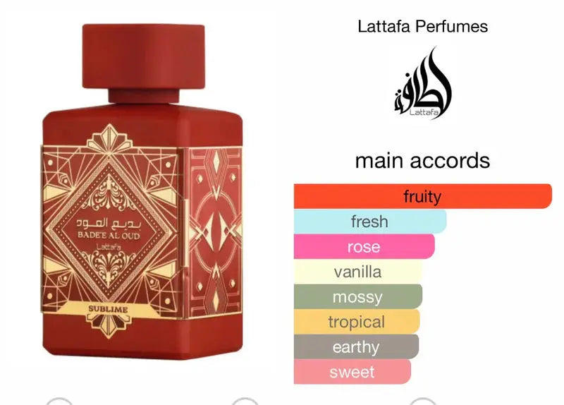 Парфюм унисекс, Lattafa Bade'e Al Oud Sublime EDP, 100мл. Aventra Store