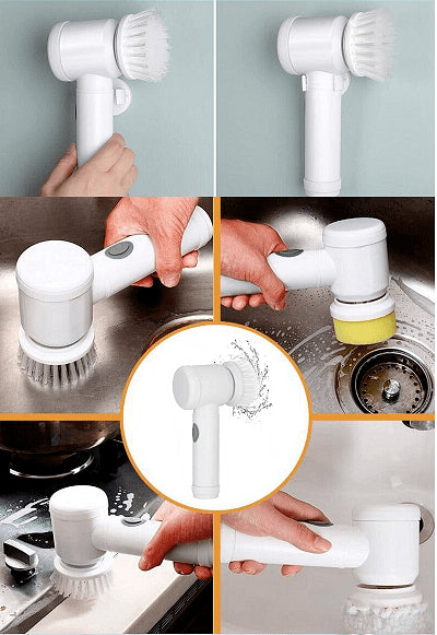 Безжична акумулаторна четка, Magic brush, 3 настройки на скоростта, 3 различни накрайника