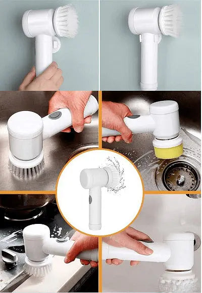 Cordless rechargeable brush, Magic brush, 3 speed settings, 3 different tips Aventra Store