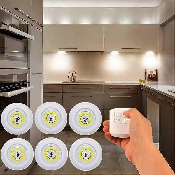 Wireless LED moons with remote control 3/6 pcs. set Aventra Store