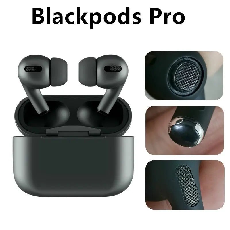 BlackPods Pro Безжични Слушалки с Bluetooth Aventra Store