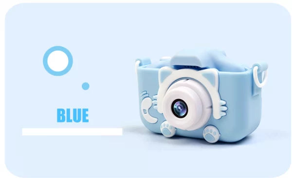 Детски фотоапарат за деца от 3 до 10 години, 1080P, Екран 2 инча, Видео, Защита от падане