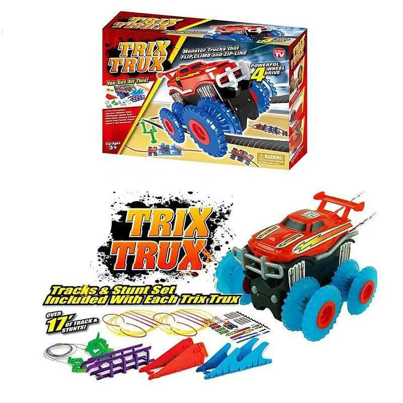 Чудовищен Комплект за Трикове Trix Trux- коли, писта и рампи Aventra Store