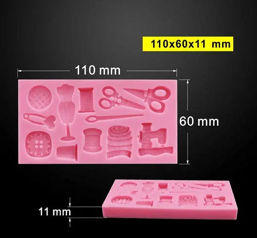 Decorative mold for baking dough, Silicone Aventra Store