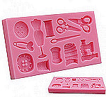 Декоративна форма за печене на тесто, Силиконова