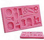 Decorative mold for baking dough, Silicone Aventra Store