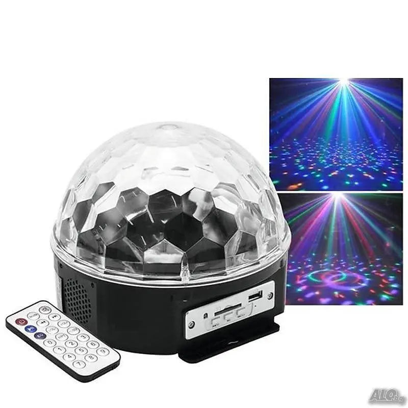 Музикална Диско Топка Прожектор с Bluetooth Magic Ball Aventra Store