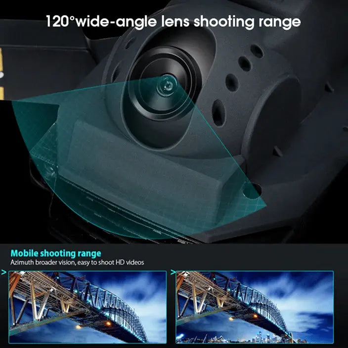 998PRO FUll HD 2mpx Wifi drone with remote and wide angle camera Aventra Store