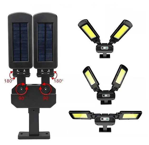 Double waterproof solar lamp, 300W, Remote control Aventra Store