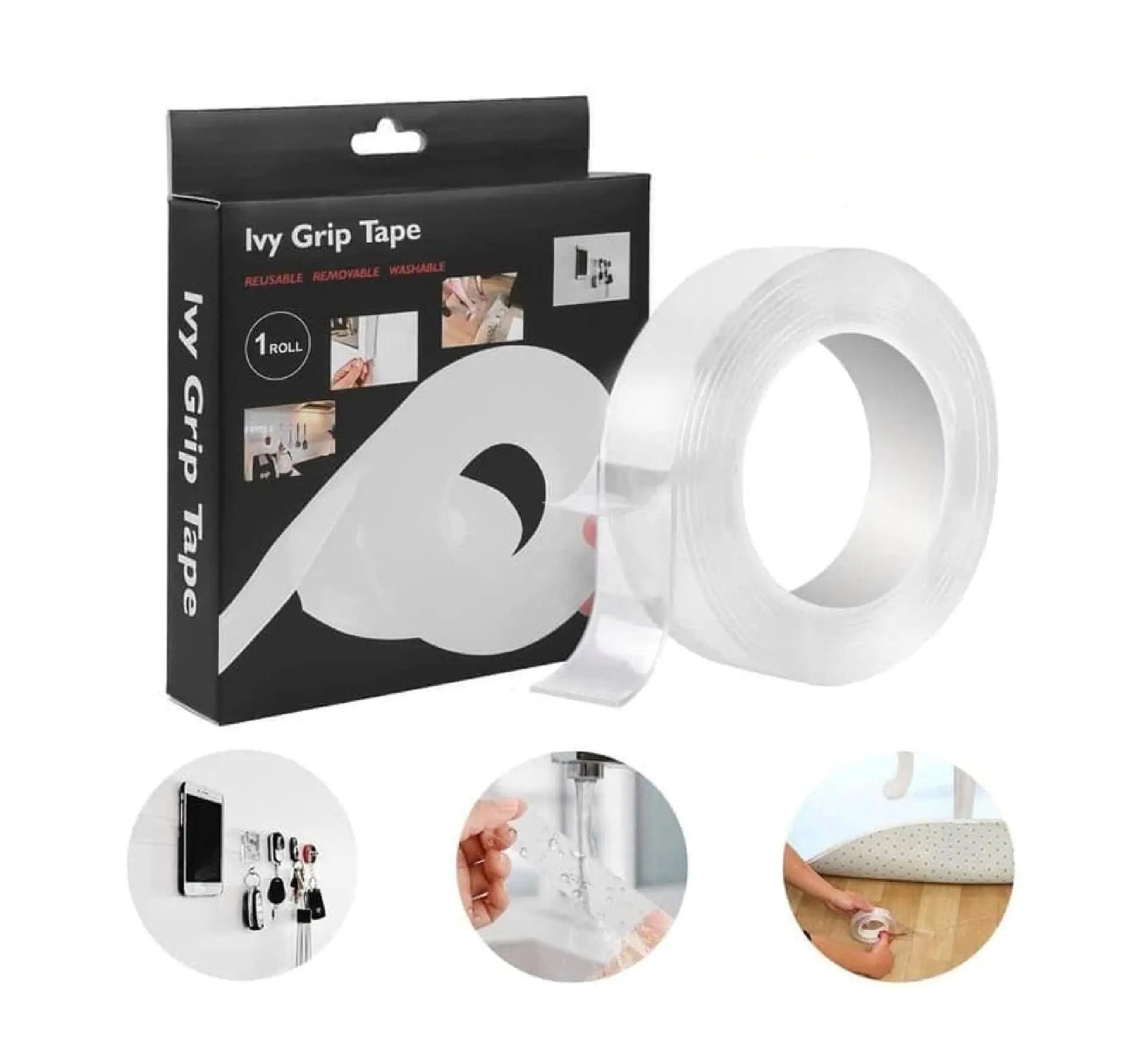 Двутраснна лепяща се лента 1м. IVY GRIP TAPE Aventra Store