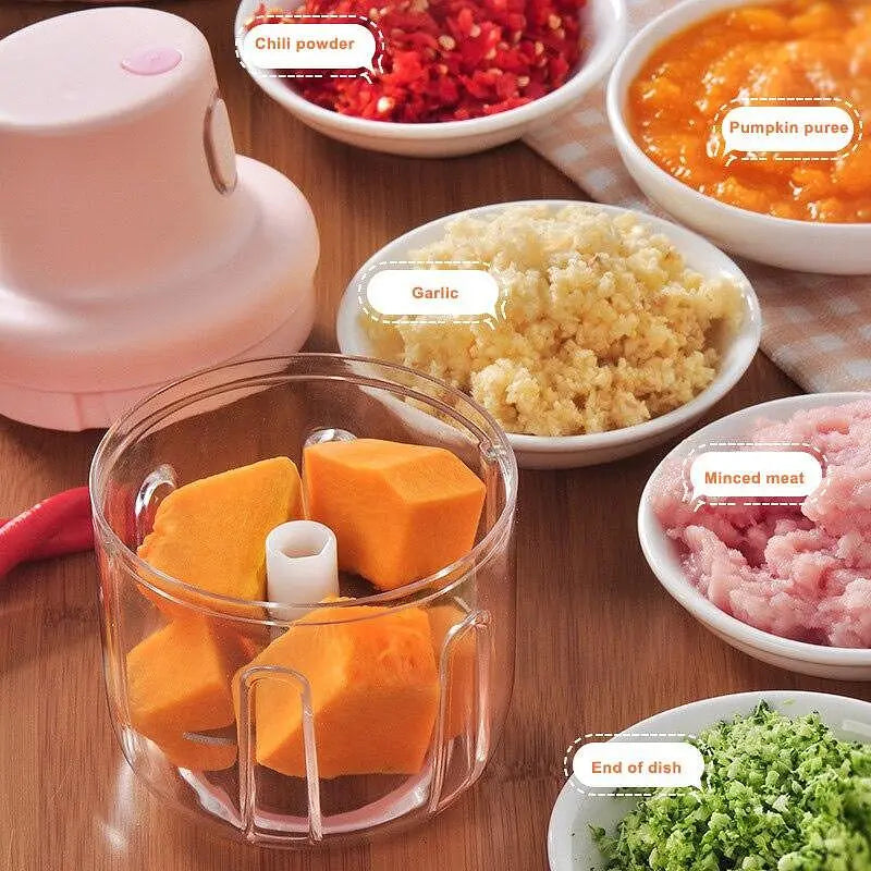 Electric Cordless Kitchen Chopper 250ml Aventra Store