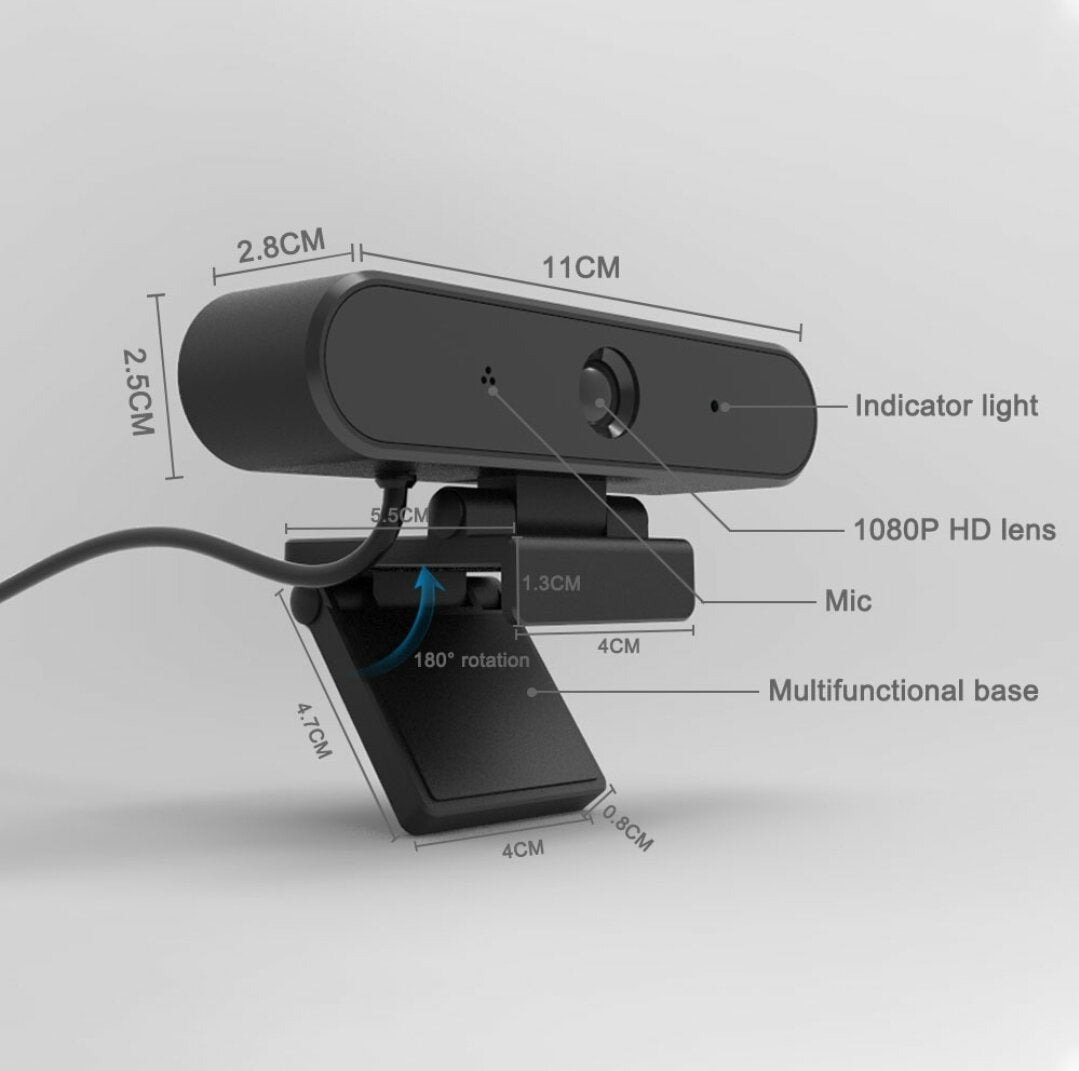 Etron X1 Webcam FULL HD1080p компютърна уеб камера 2Mpx