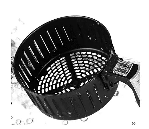 Фритюрник Silver Crest, С горещ въздух, С функция за печене, 6л, 2400 W, Подарък силиконова подложка Aventra Store