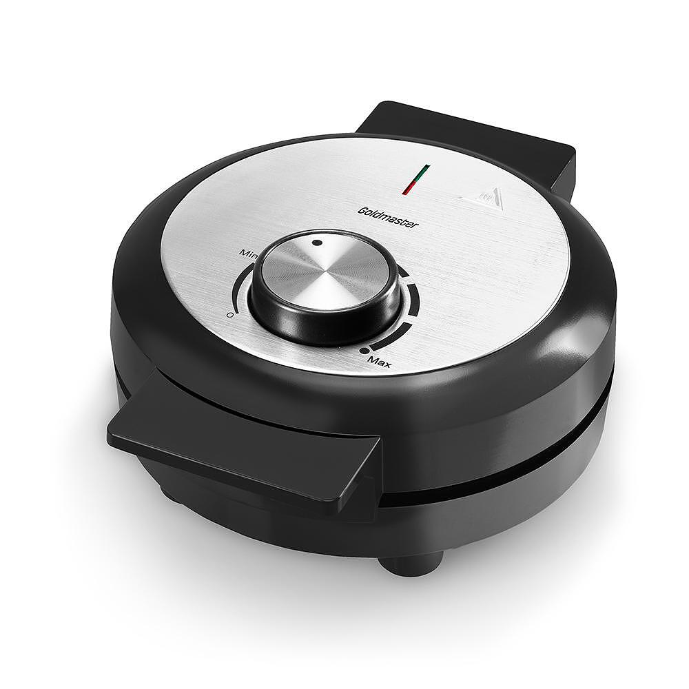 Гофретник, GoldMaster, 1000W, Регулируемо копче за регулиране на топлината