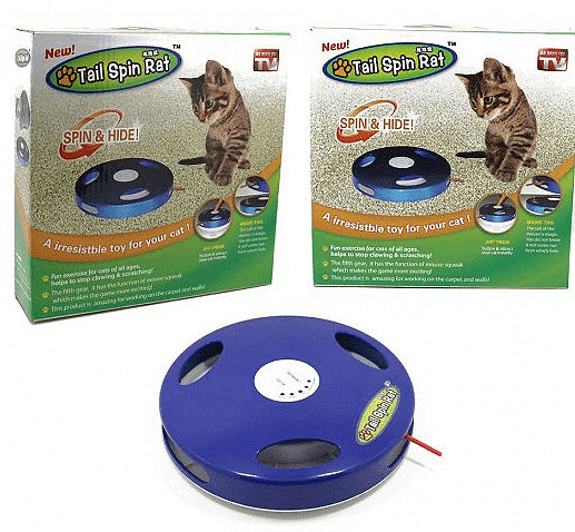 Интерактивна играчка за котки “Хвани опашката на земята“