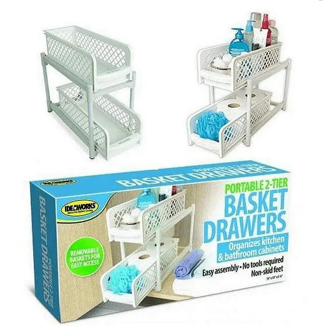 Pull-out drawer baskets. Portable and compact cabinet Aventra Store