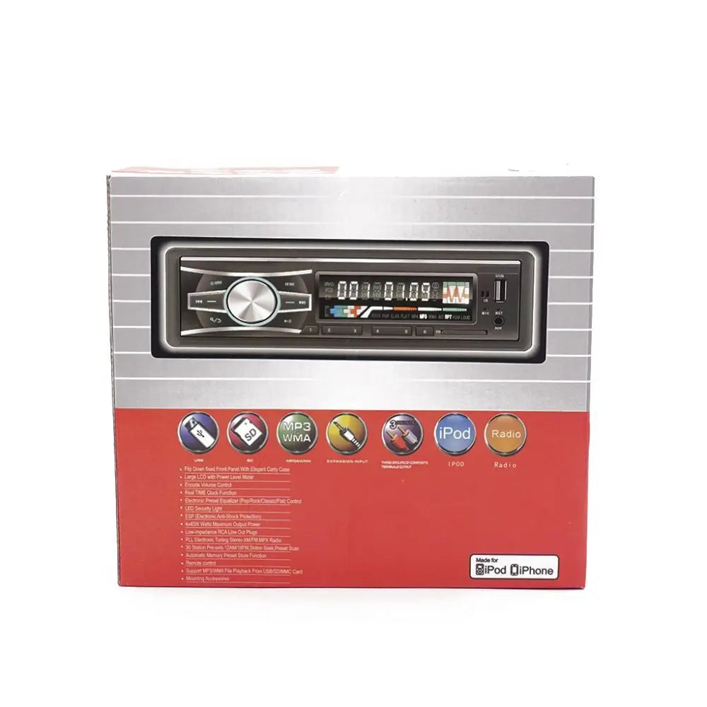 Касетофон за кола 6083 + Евро букса с Радио/Mp3/USB/SD Aventra Store