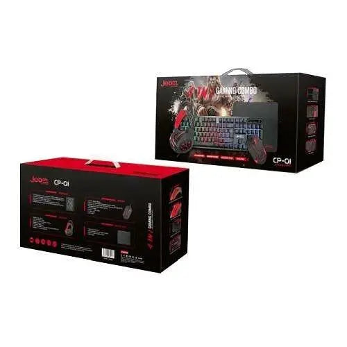 Combo 4 in 1 illuminated RGB mechanical keyboard with mouse, headphones and pad Aventra Store