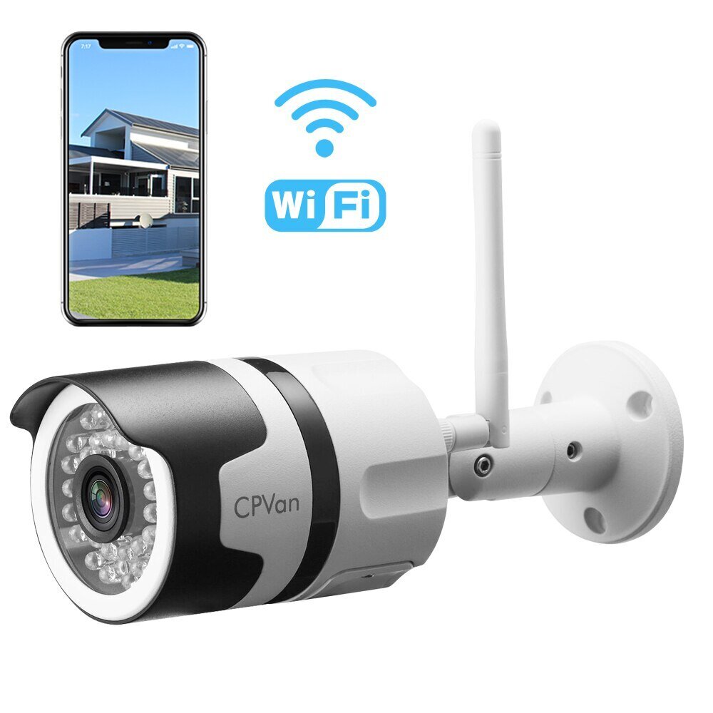 Комплект 4бр Wateproof Camera WIFI за външен монтаж, нощно виждане Full HD