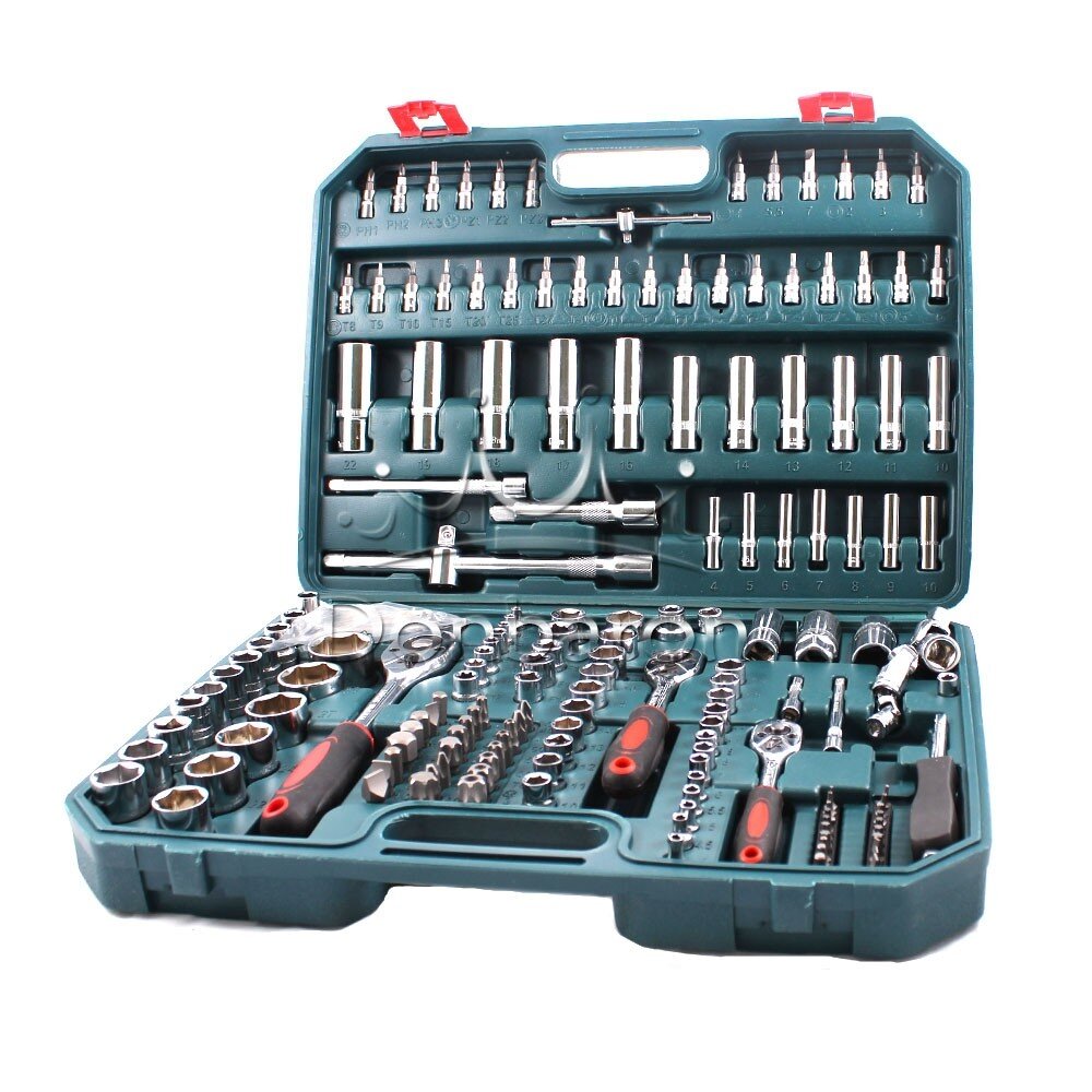 Комплект инструменти - гедоре в куфар TA202, 171 части