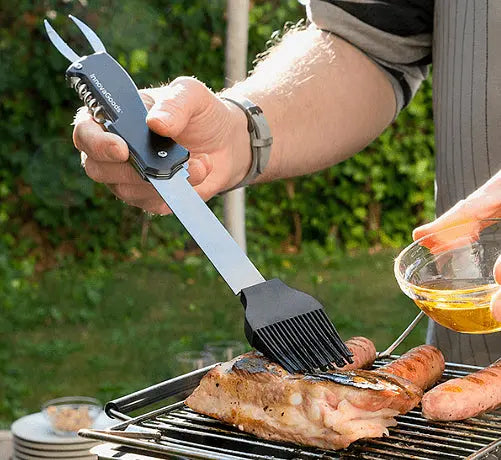 BBQ Bdown Stainless Steel Cutlery Set, Elegant Box, 6 Pieces Aventra Store