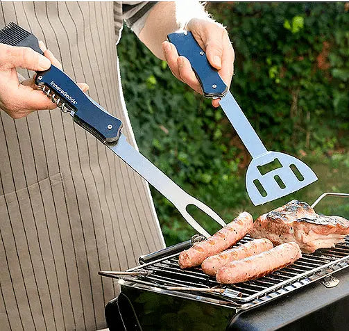 BBQ Bdown Stainless Steel Cutlery Set, Elegant Box, 6 Pieces Aventra Store