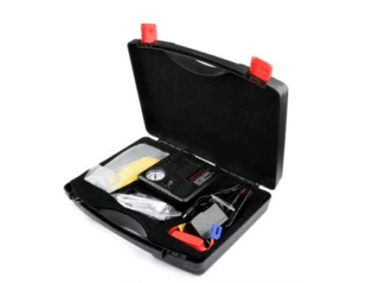 Комплект стартерно устройство High Power Jump starter за кола + компресор Aventra Store