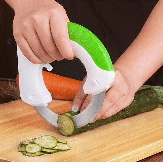 Кръгъл кухненски нож, Универсален, Неръждаема стомана