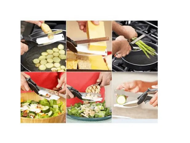 Kitchen shears for cutting meat and vegetables, Universal, Black Aventra Store