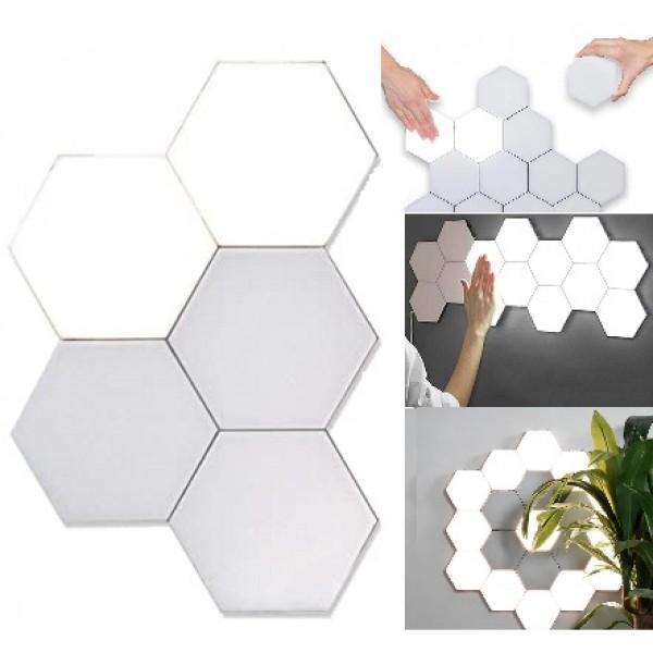 Quantum LED hexagonal LED lamp 5pcs set 12W