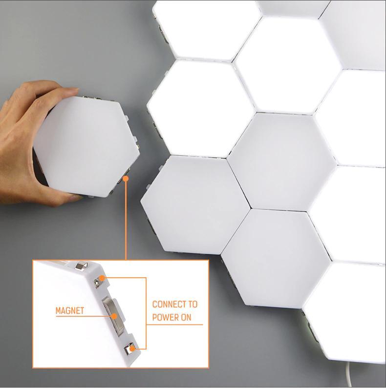 Quantum LED hexagonal LED lamp 5pcs set 12W Aventra Store