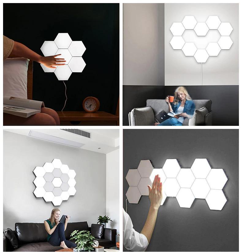 Quantum LED hexagonal LED lamp 5pcs set 12W Aventra Store