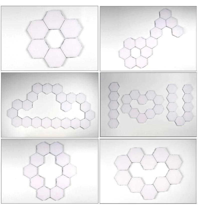 Quantum LED hexagonal LED lamp 5pcs set 12W Aventra Store