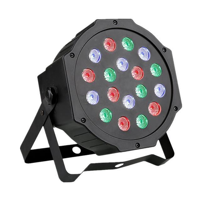 Powerful spotlight for decoration LED Mini Flat Par Light OEM, 4 modes, 36 led diodes
