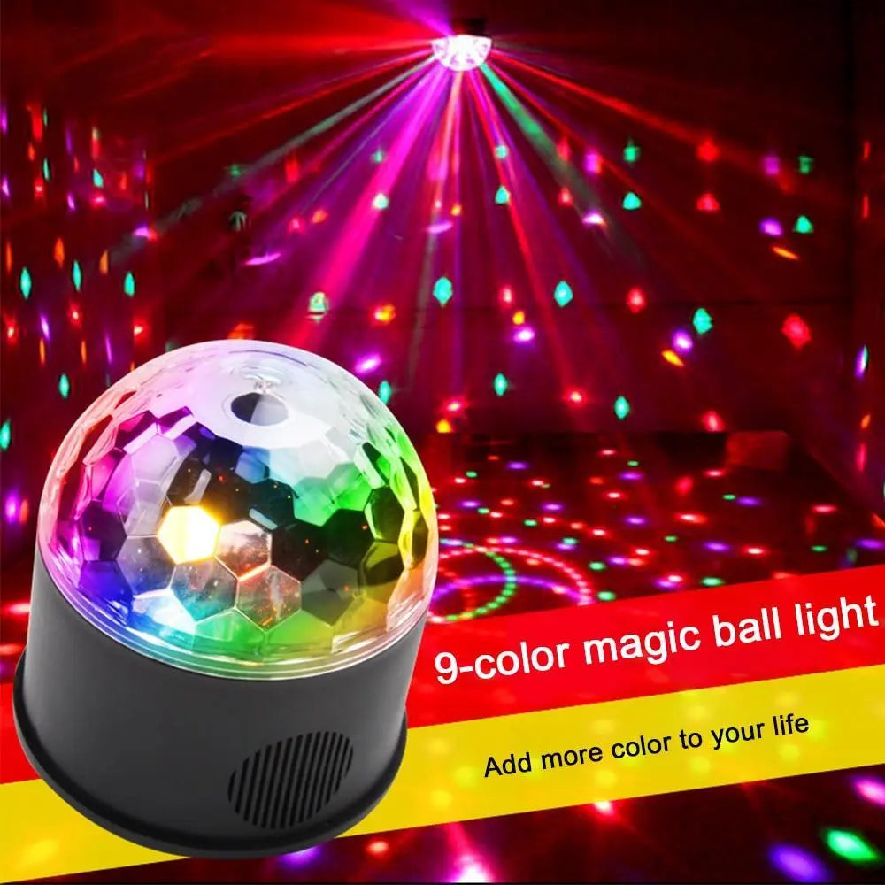 LED disco lamp with built-in bluetooth speaker Disco Party Light Aventra Store